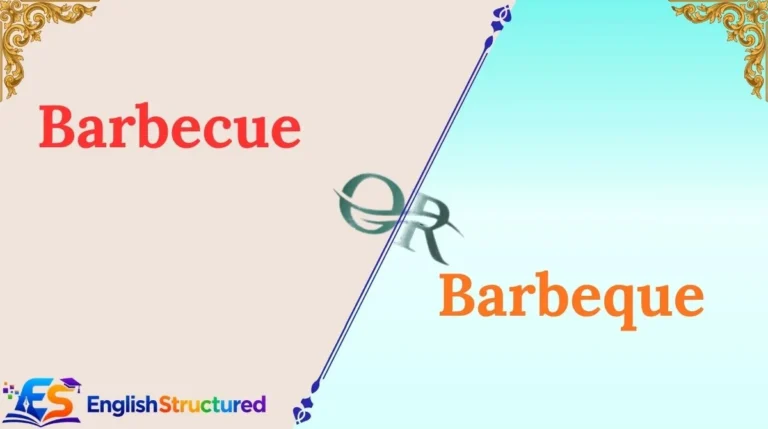 Barbecue or Barbeque