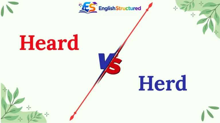 Heard vs Herd vs Hurd