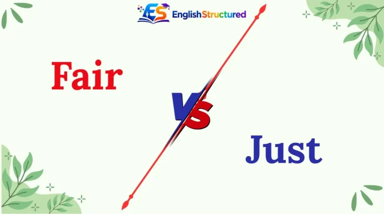 Fair vs Just