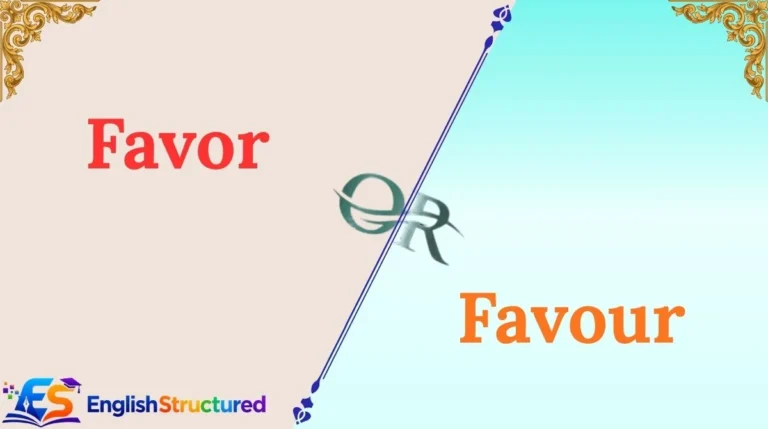 Favor or Favour