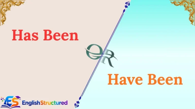 Has Been or Have Been or Had Been