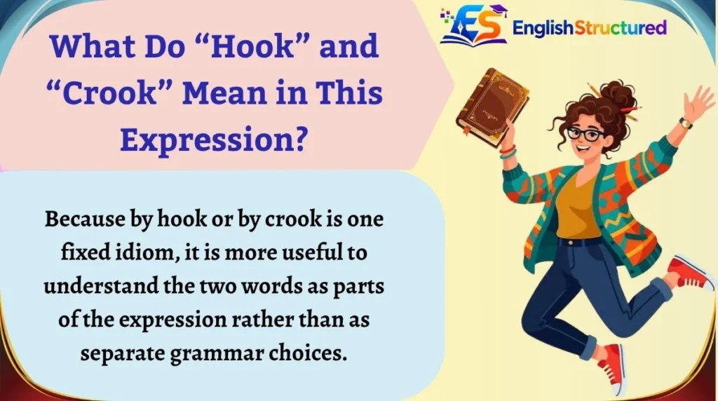 What Do “Hook” and “Crook” Mean in This Expression?