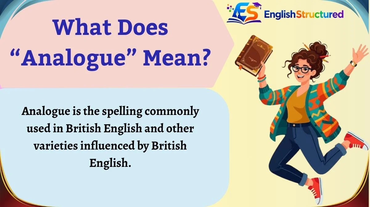 What Does “Analogue” Mean?