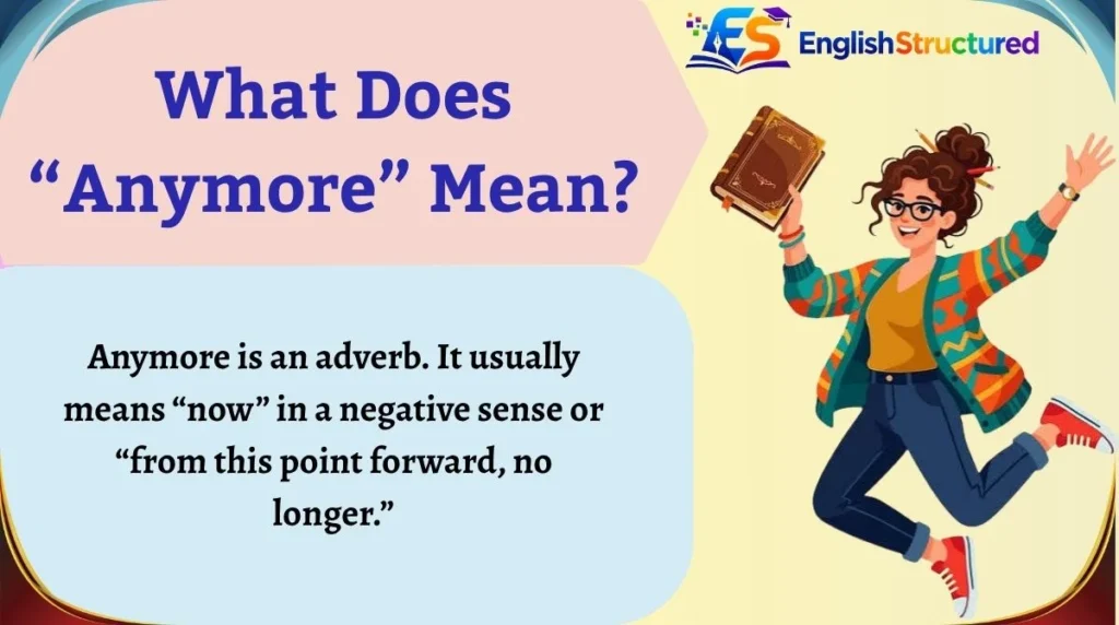What Does “Anymore” Mean?