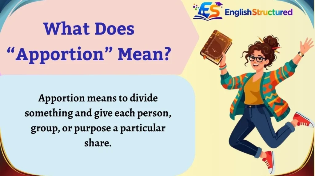 What Does “Apportion” Mean?
