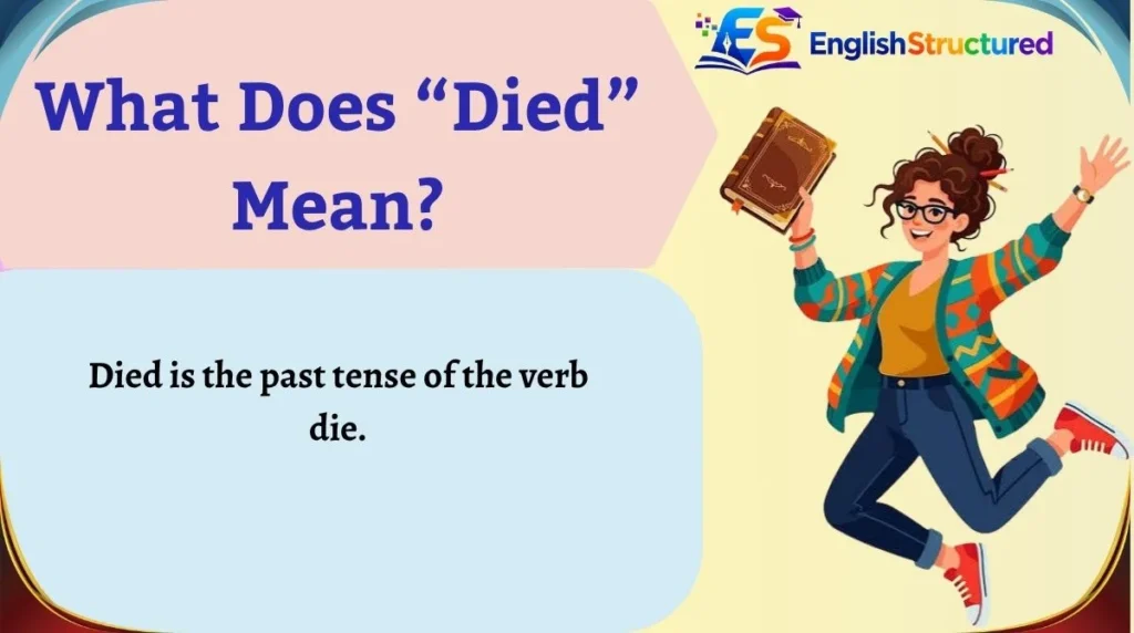 What Does “Died” Mean?