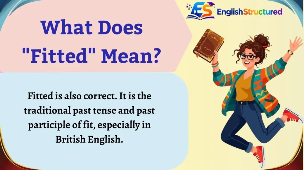 What Does "Fitted" Mean?