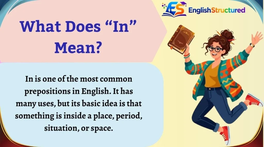 What Does “In” Mean?