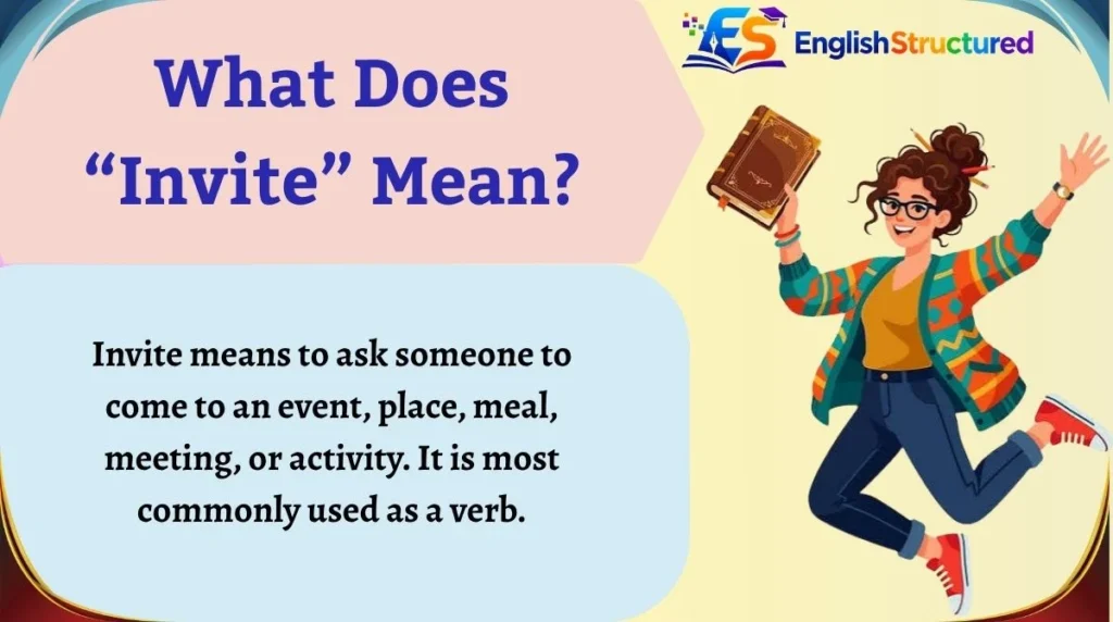 What Does “Invitation” Mean?