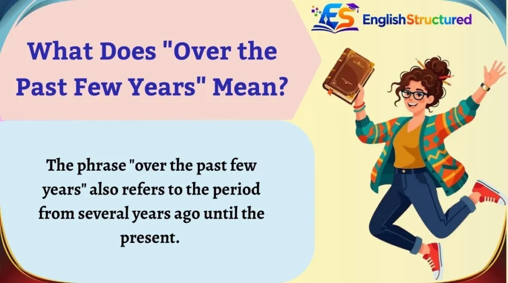 What Does "Over the Past Few Years" Mean?