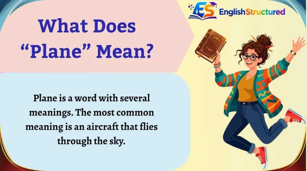 What Does “Plane” Mean?