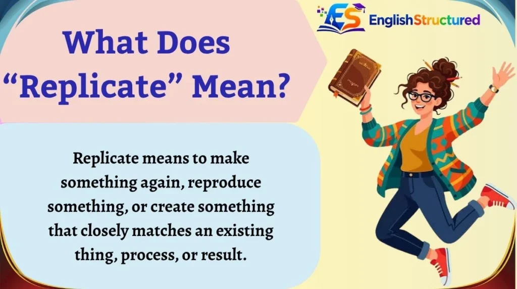 What Does “Replicate” Mean?