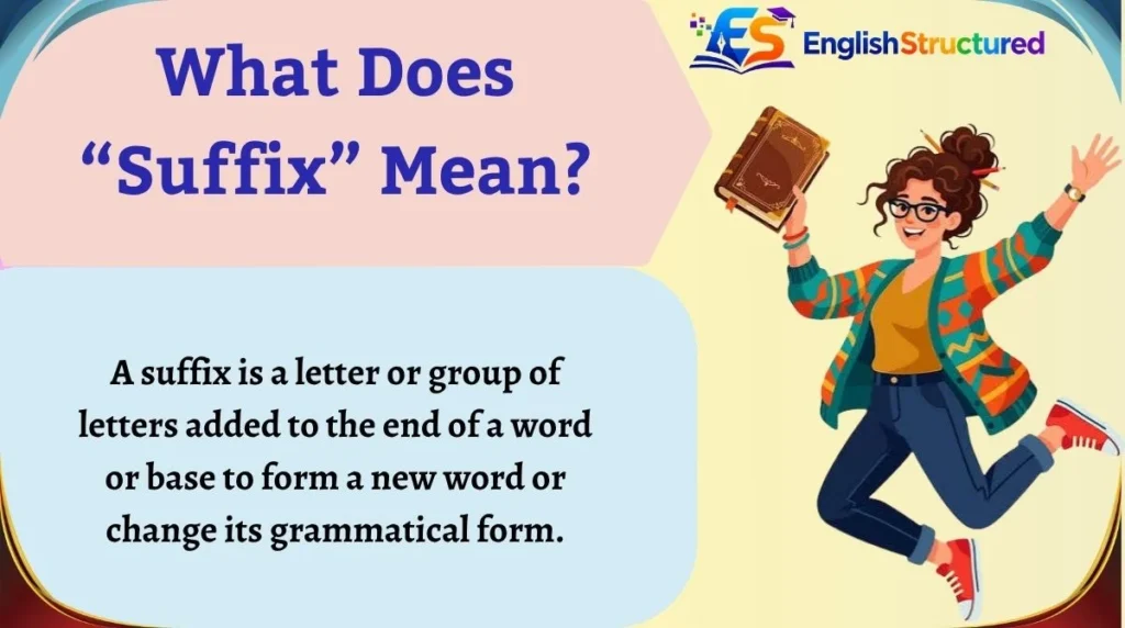 What Does “Suffix” Mean?