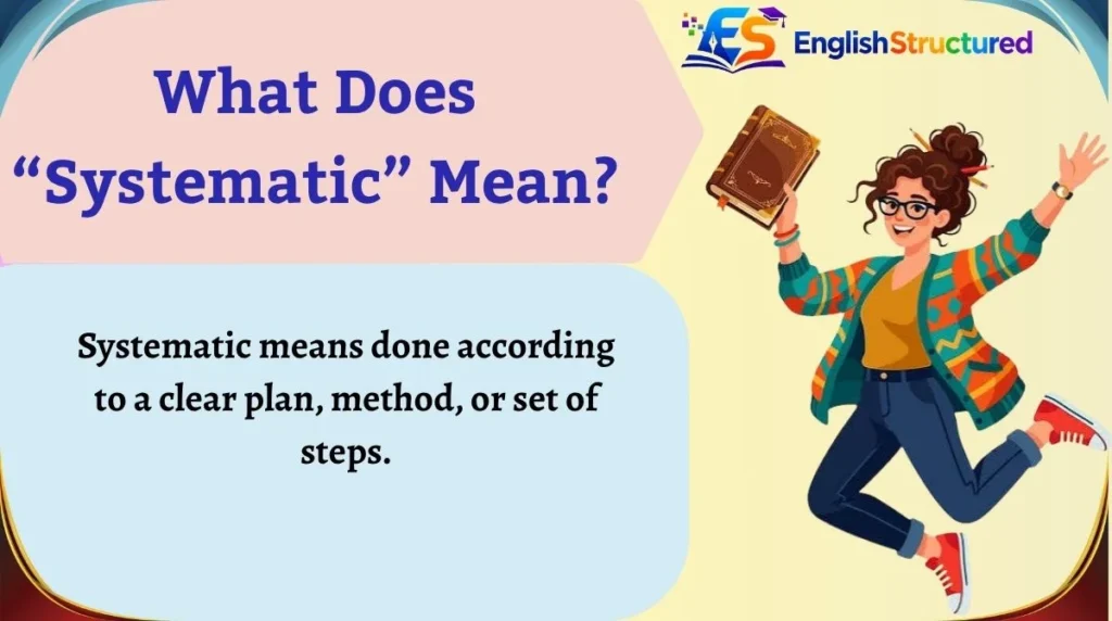What Does “Systematic” Mean?
