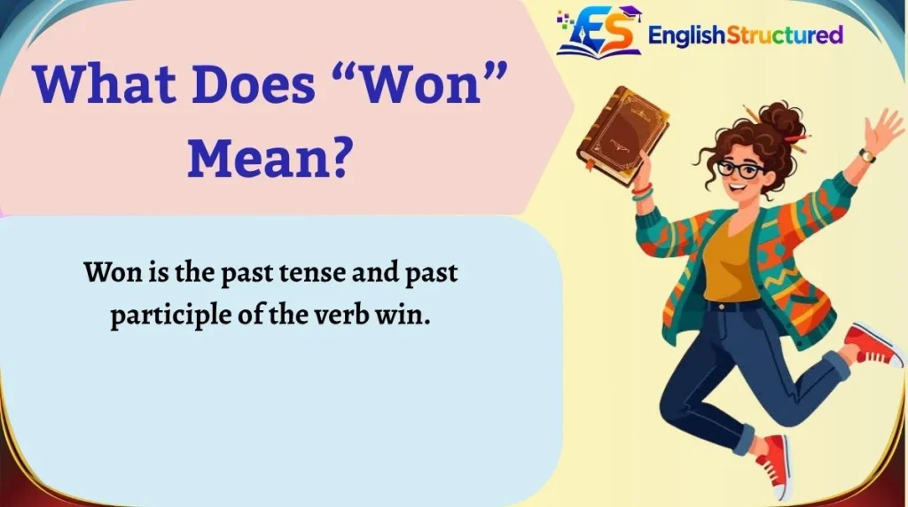 What Does “Won” Mean?