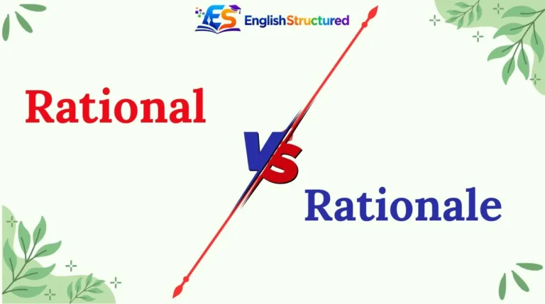 Rational vs Rationale