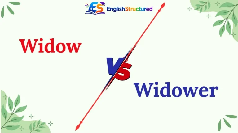 Widow vs Widower
